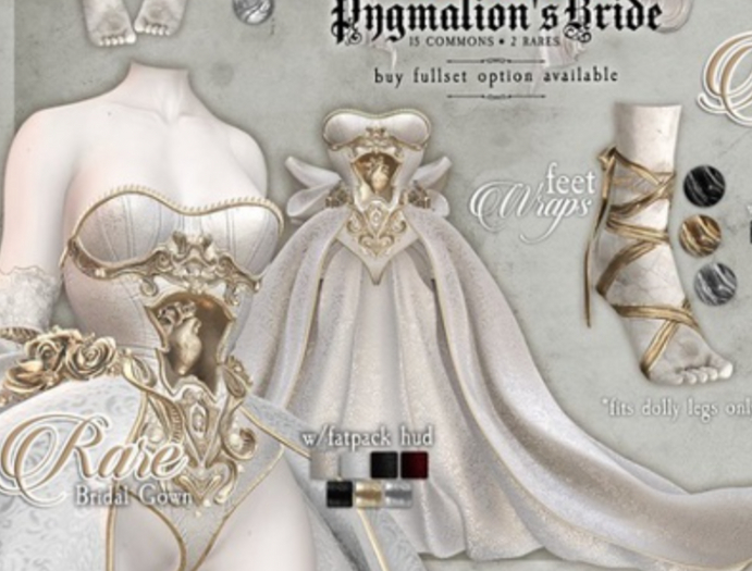 Second Life Marketplace - CURELESS[+] Pygmalion's Bride / M / Galatea ...