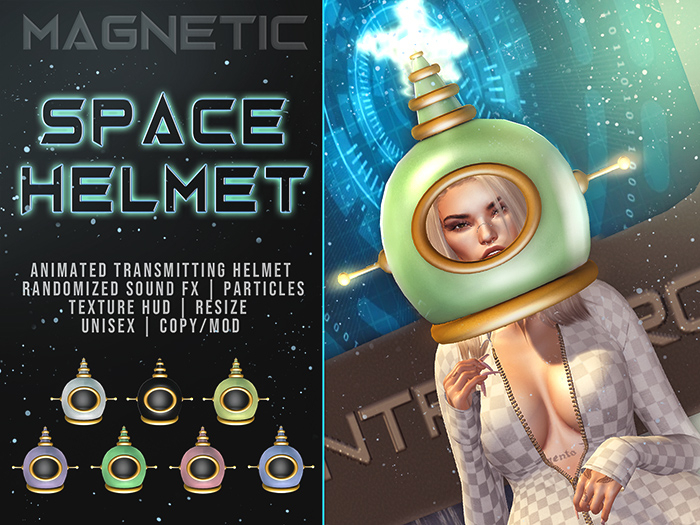 Magnetic - Space Helmet