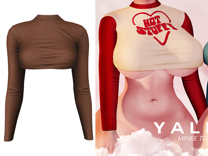 YALLA ✦  Minee Top [CHOCOLATE]