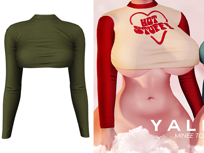 YALLA ✦  Minee Top [OLIVE]