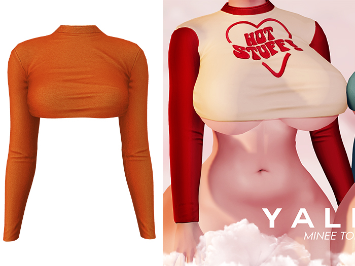 YALLA ✦  Minee Top [ORANGE]
