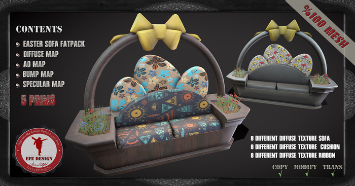 (Efe Design) Easter Sofa Fatpack Fullperm 