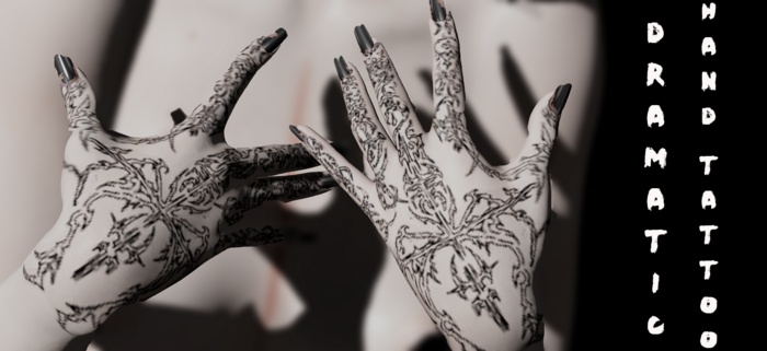 PROFANATION Dramatic Hands&Fingers BOM Tattoo