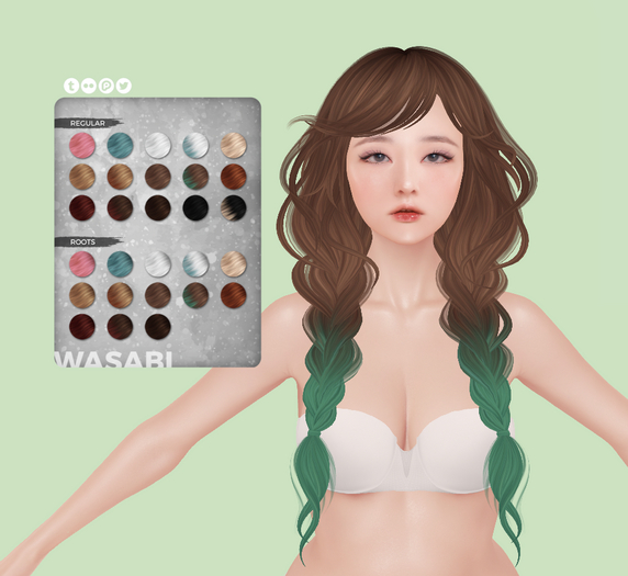/Wasabi Pills/ Sloane Mesh Hair - Basics RARE