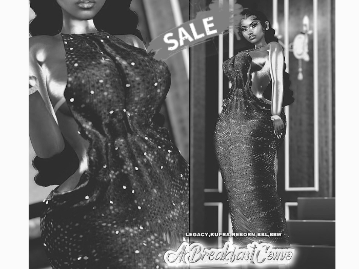 DEMO {ABC} Sequin Fields Gown
