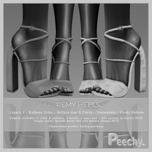 Peechy.  Remy Heels DEMO 