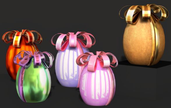 full perm easter egg bow Li1