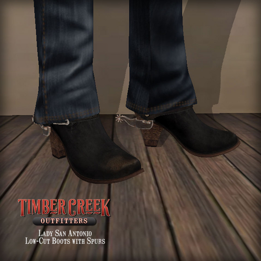 [Timber Creek] Lady Austin Low Cut Boots-Black