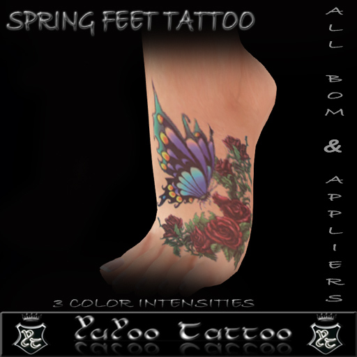 ..::< YT >::.. Spring Feet - Yuyoo Tattoo