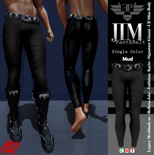 L'Emporio&PL ::*Jim*:: Trousers and Belt - Mud-