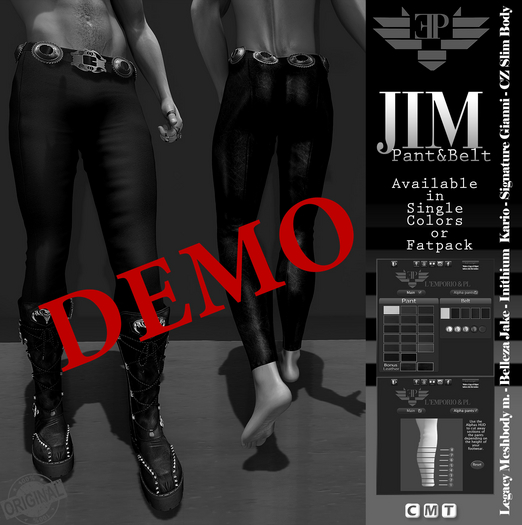 D*E*M*O L'Emporio&PL ::*Jim*:: Trousers and Belt-