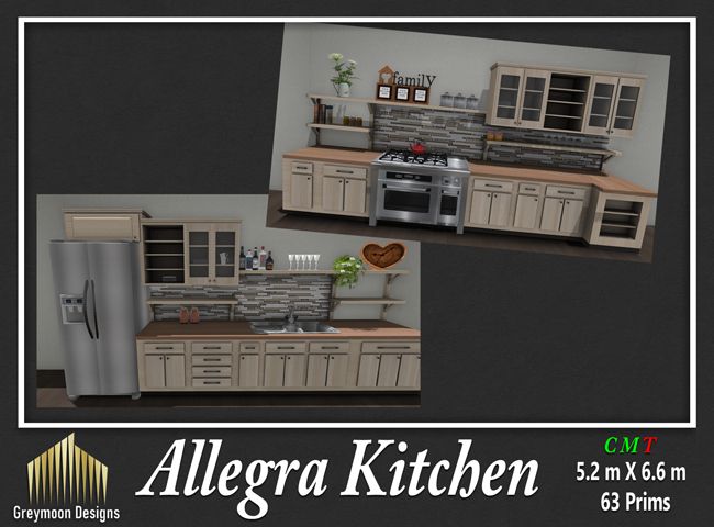 {Greymoon Designs} [BOXED] ~ Allegra Interactive Kitchen