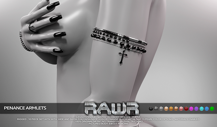 RAWR! Penance Armlets (add me)