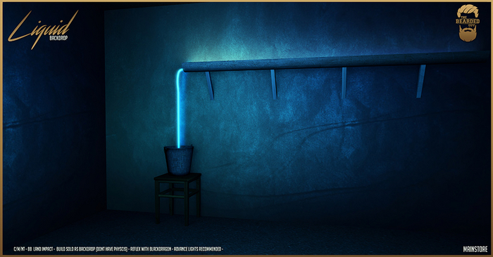 Liquid Backdrop - The Bearded Guy