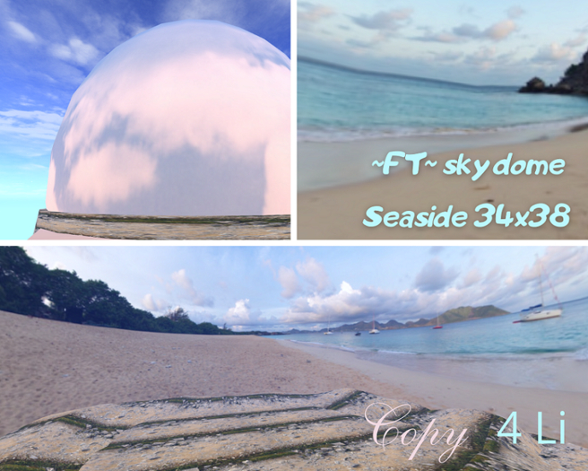 ~FT~ Sky Dome seaside 34X38 4 Li