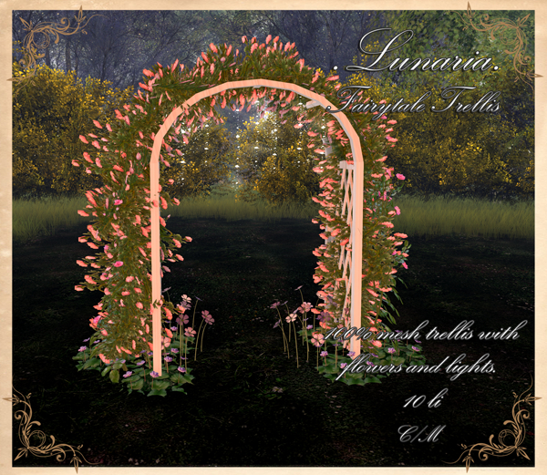 .Lunaria. Fairytale Trellis 