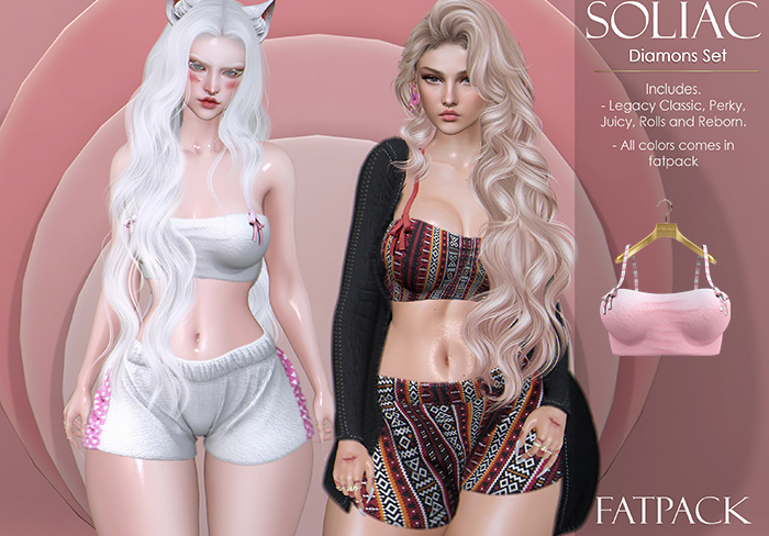 SOLIAC -Top Diamons - Pink