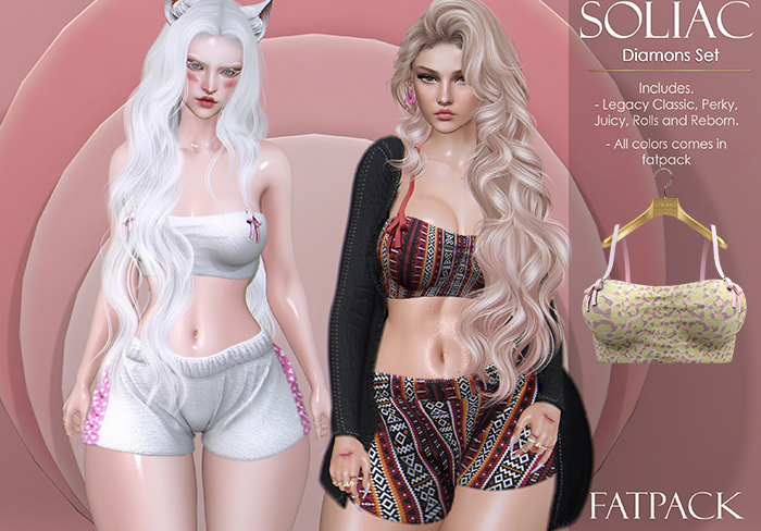 SOLIAC - Top Diamons - Animal Print