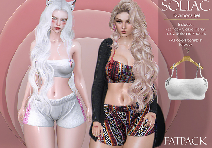 SOLIAC - Top Diamons - White