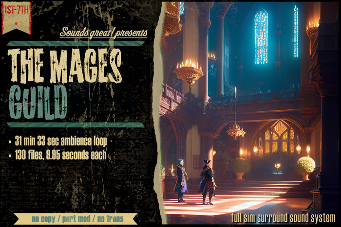 Sounds Great! Ambient System - The Mages Guild