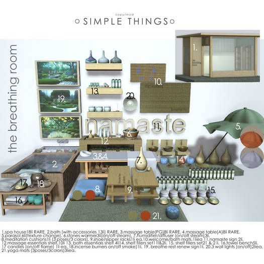 1. Simple Things TBR Spa House RARE