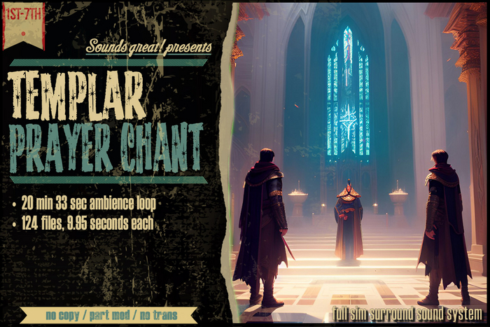 Sounds Great! Ambient System - Templar Prayer Chant