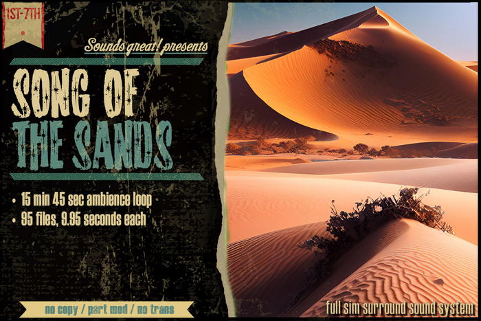 Sounds Great! Ambient System - Song of the Sands