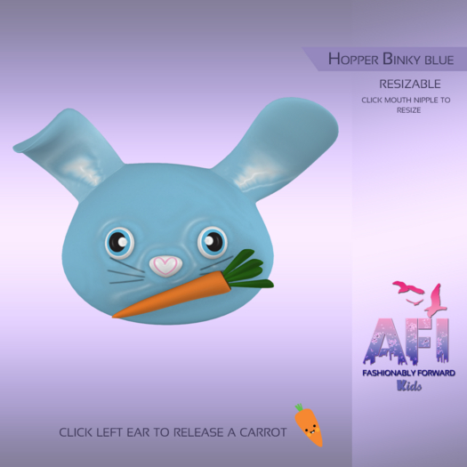 AFI Designs - Hopper Binky Blue * add me*