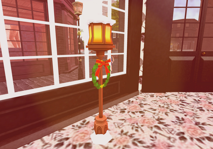 Xmas Street Vintage Lamp Bigw/wrath