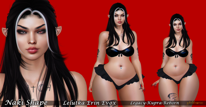 ::G.B-Naki Shape-Lelutka Erin Evox::