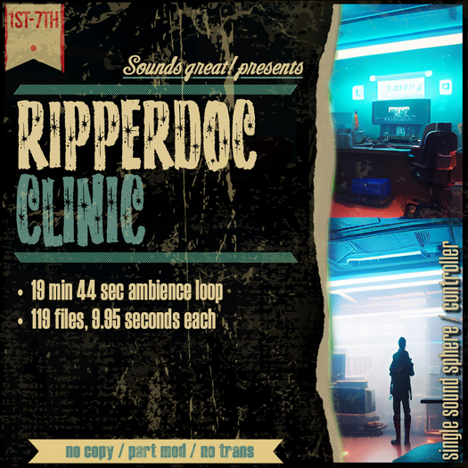 Sounds Great! Single Controller - Ripperdoc Clinic