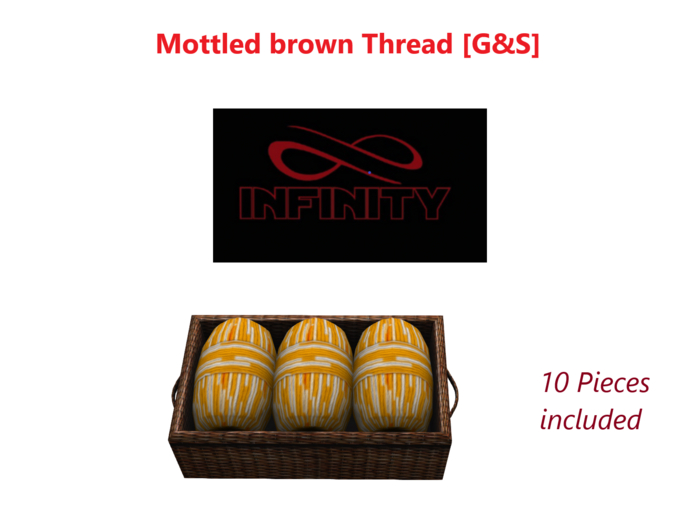 Mottled brown Thread [G&S]