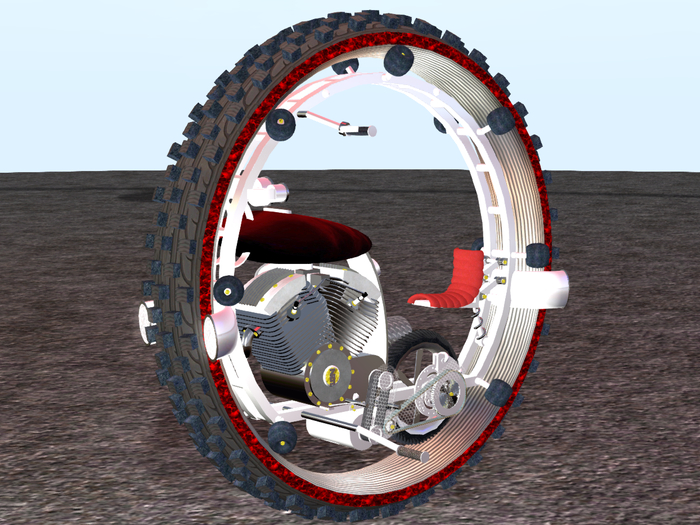 Red Skull Monowheel
