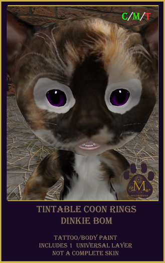 *M*Dinkie Tintable Coon Rings BOM Unpacker