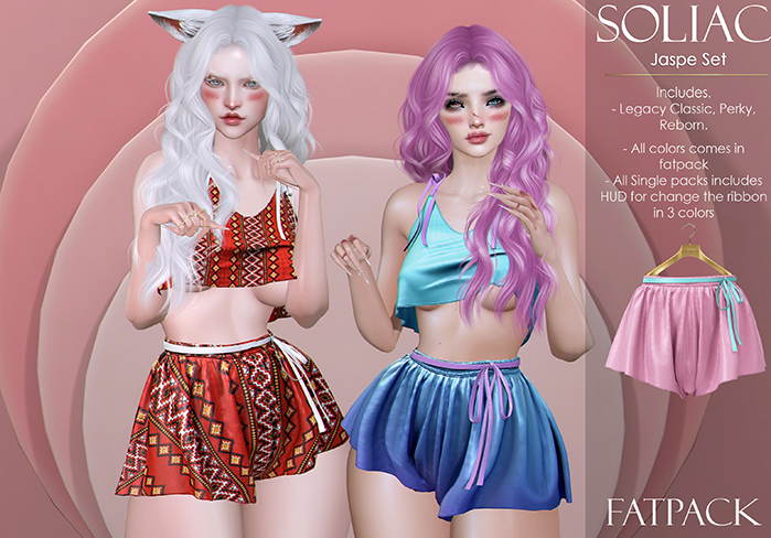 SOLIAC - Short Jaspe - Pink
