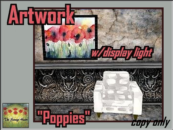 TSH  Artwork (boxed) "Poppies"