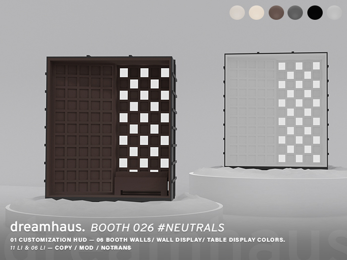 Dreamhaus. Booth 026 #NEUTRALS