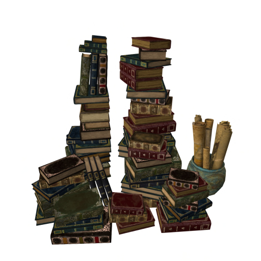 [Tia] Crossroads - Book Stacks & Pot o' Scrolls (Boxed)