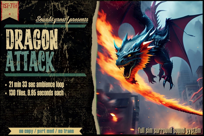 Sounds Great! Ambient System - Dragon Attack