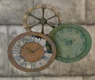 Metal Clocks Wall Decoration
