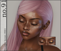 No.91 - Straight brows #001. EvoX