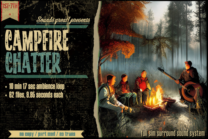 Sounds Great! Ambient System - Campfire Chatter