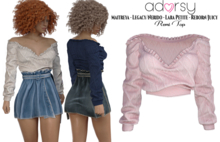 adorsy - Jenny Top Soft Pink - Maitreya/Legacy-Nerido/Lara Petite/Reborn-Juicy