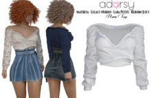 adorsy - Jenny Top White - Maitreya/Legacy-Nerido/Lara Petite/Reborn-Juicy