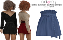 adorsy - Jenny Skirt Blue - Maitreya/Legacy-Nerido/Lara Petite/Reborn-Juicy