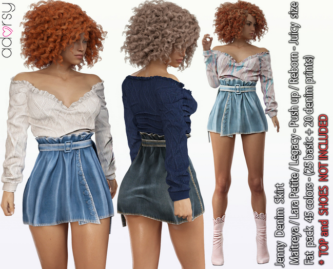 Skirt Jenny Skirt - Maitreya Skirt Legacy Skirt Nerido Skirt Lara Petite Skirt Reborn Pants Skirt