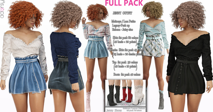 adorsy - Jenny SET BUY ALL PACK - Maitreya/Legacy-Nerido/Lara Petite/Reborn-Juicy