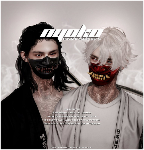 Nyoko - HAYATE mask [FATPACK]