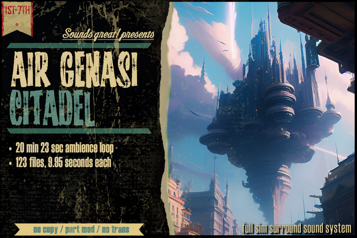 Sounds Great! Ambient System - Air Genasi Citadel