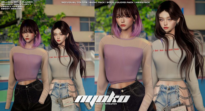 Nyoko - NANCY sweater [MEGAPACK]